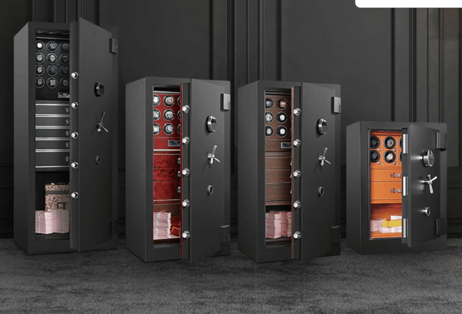 Watch Safe Box Walnut Westhill Elite Watch Safe - M