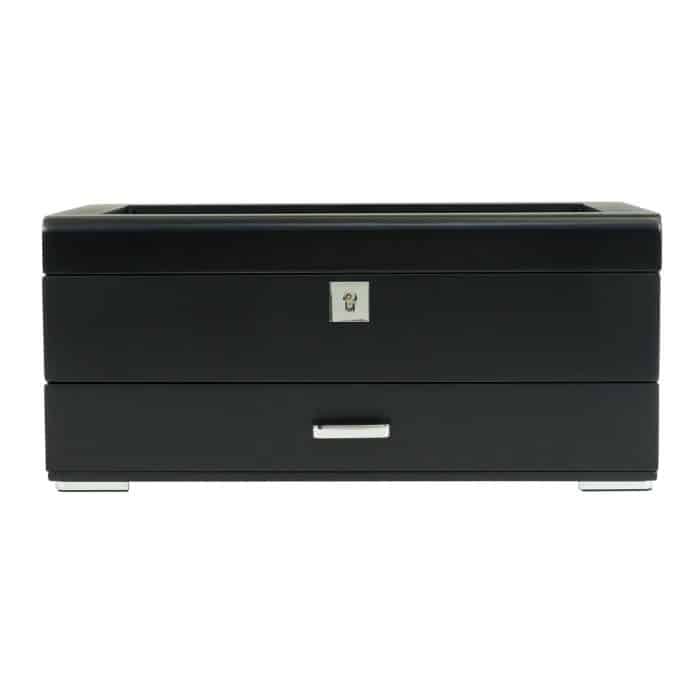 4 Slot Heirloom Collection Watch Box with Draw - Moss