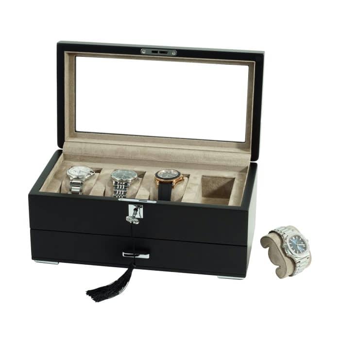 4 Slot Heirloom Collection Watch Box with Draw